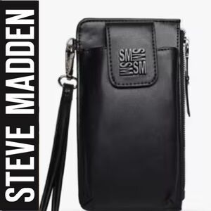 Steve Madden BBretty Phone Wristlet- Black